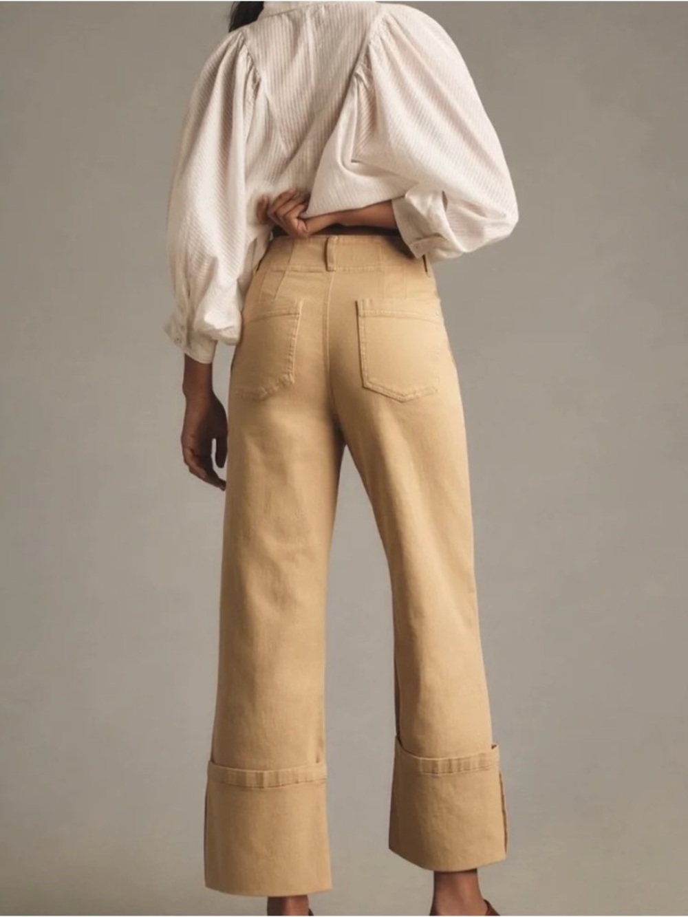 Anthropologie Pilcro Relaxed Cuffed Pants